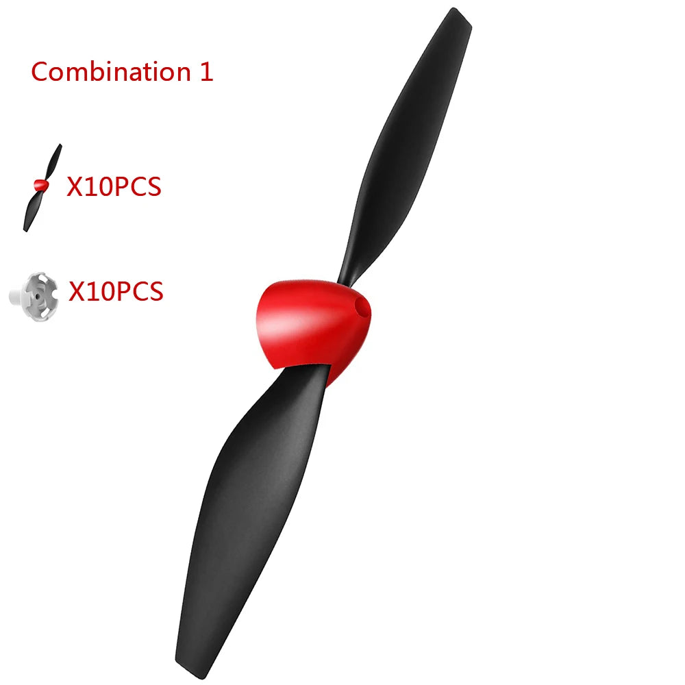 VOLANTEX 76 Series RC Aircraft 2-Blade Propeller With Protective Seat and Adapter, Suitable For P51D, F4U, T28, P40, BF109