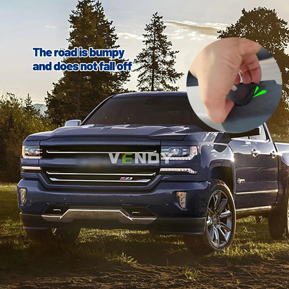 Rear Truck Bed Rail Stake Pocket Cover For Chevrolet Silverado 1500 2500 2500HD 3500 GMC Sierra 1500 2014-2018 Cap Hole Plugs