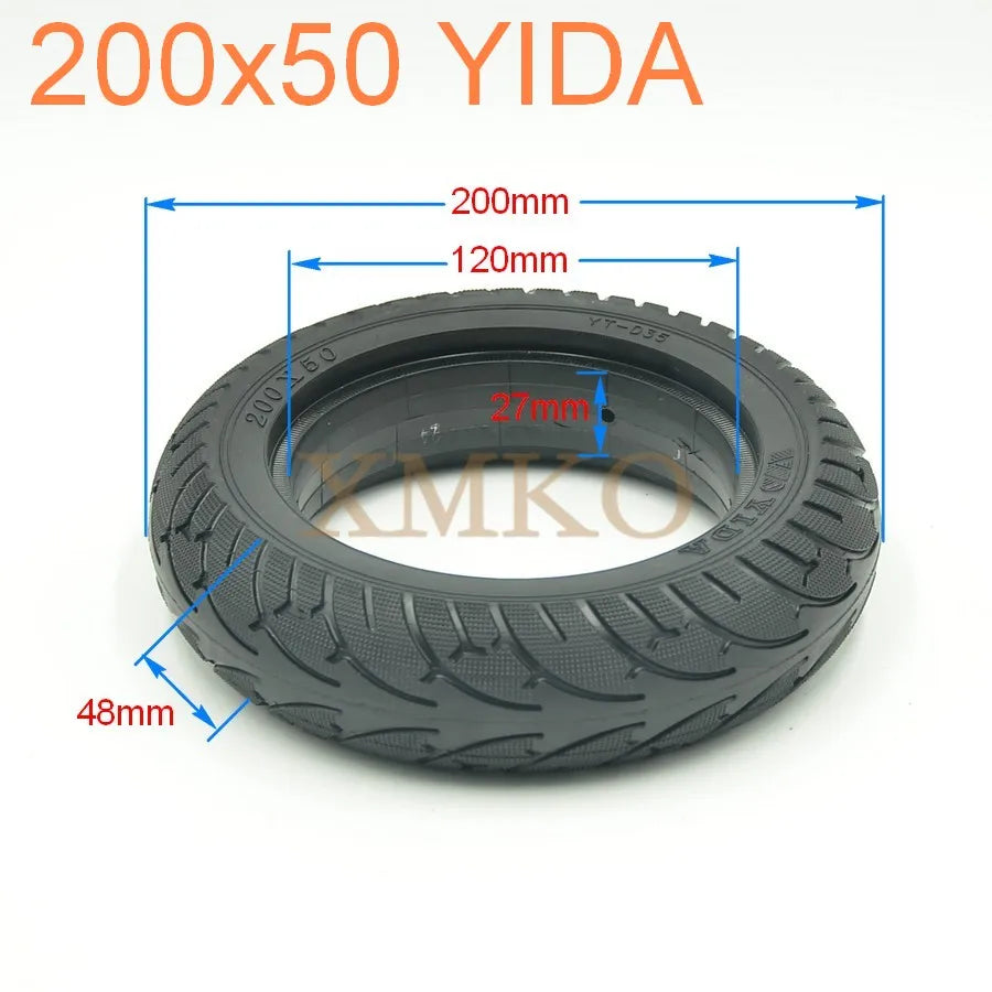 YIDA YT-D35 Solid Tire 200x50 For Speedway Mini 4 Pro Speedtrott GX14 Rear Wheel Tyre 8Inch Electric Scooter Tire