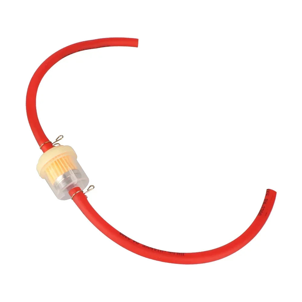 6mm Plastic Fuel Filter with Petrol Line Hose for 49cc 50cc 110cc 125cc 150cc Dirt Bike ATV Honda Yamaha Kawasaki Quad Kart