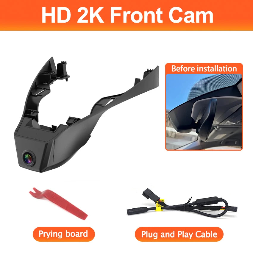 4K Dashcam For VW For Volkswagen T-Roc T Roc Troc 2017 to 2024 2025,Wifi Dash Camera Dash Cam for Car Vehicle Video Recorder