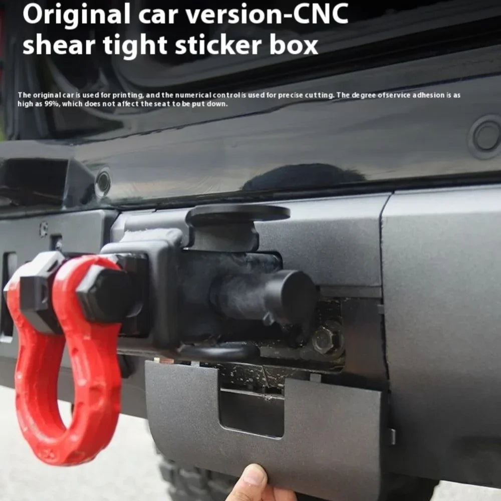 Car Trailer Hook Cover For Haval H9 2024 2025 Decoration Off-road Anti-Collision Rear Bumper Decoration Trailer Ball Hook Cover