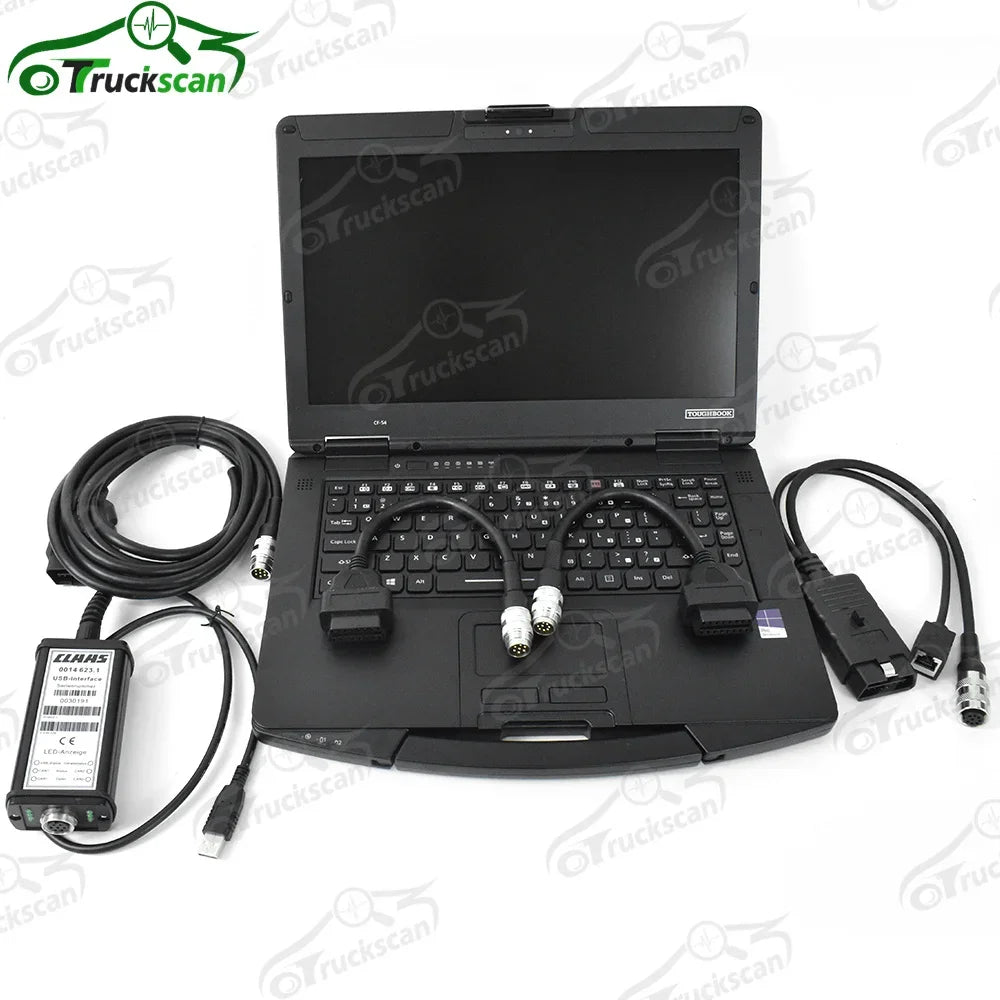 For CLAAS CANBUS MetaDiag Truck tractor New Agriculture Machinery Diagnostic Scanner Claas Canbus CDS V7.51 and cf53laptop