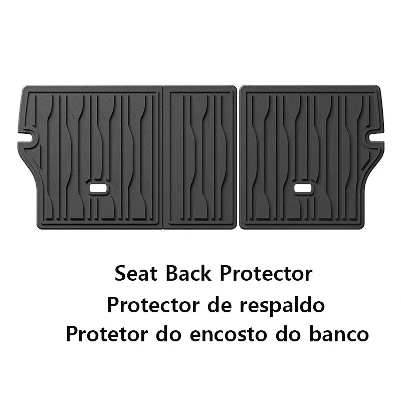Car Floor Mats For BYD Yuan Pro Yuan Up 2025 2024 Cargo Liner Mat Waterproof Non-slip Foot Pad Seat Back Protector Car Carpet