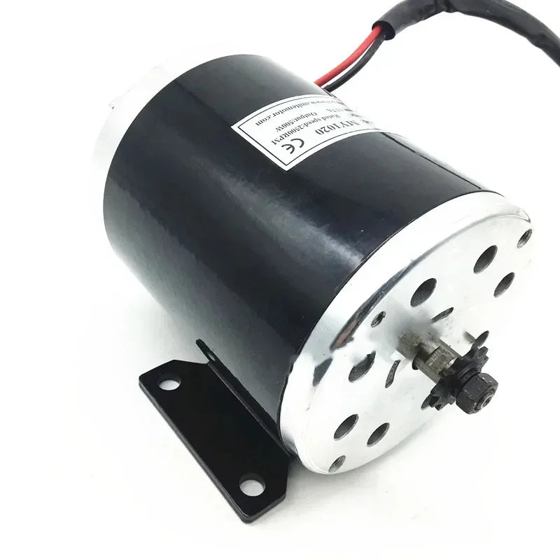 36V 48V Electric Motor With Brushed DC Motor Rated Speed 3000RM Brushed Motor Chain Drive 25H-11T