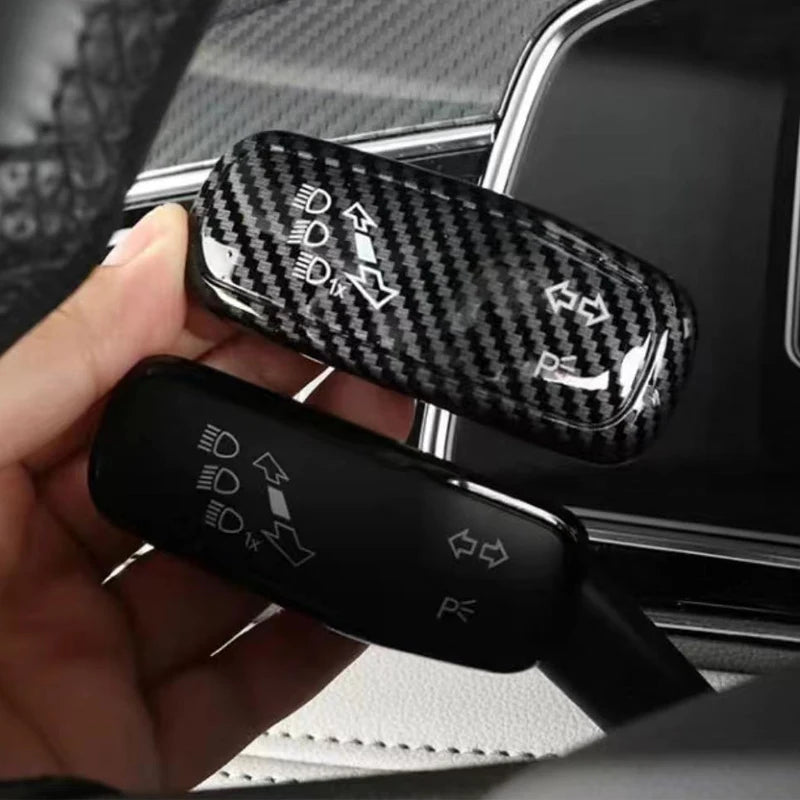 Para VW Golf 7 7.5 MK7 Golf 8 MK8 Tiguan L Accesorios Interior Volante Interruptor de faros Cubierta de control Embellecedor del interruptor del limpiaparabrisas