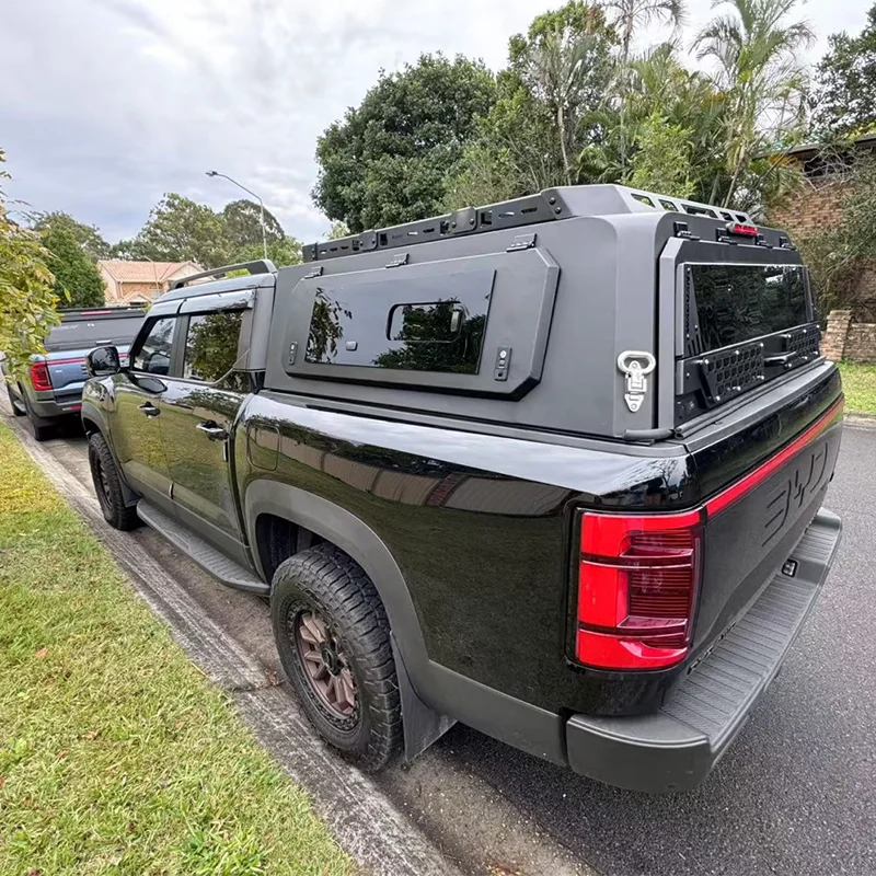Customized  Sturdy platform frame Truck rack Cover Box for pickup High cover bed canopy Pickup truck camper Sturdy pickup truck
