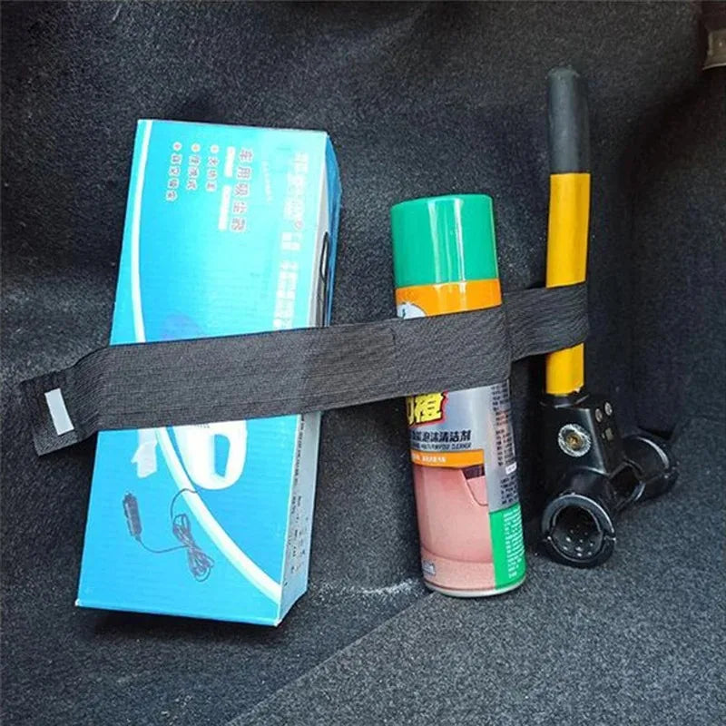 Car Trunk Organizer Black Magic Tapes Car Accessries Fixing Belt Storage Bag Tapes Fixed Auto Interior Storage and Organization