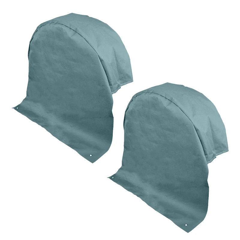 2Pcs L/XL 65/78cm For RV Truck Car Camper Motorhome Trailer Camping Caravan Wheel Cover Tire Cover Grey Wheels Bag Accessories