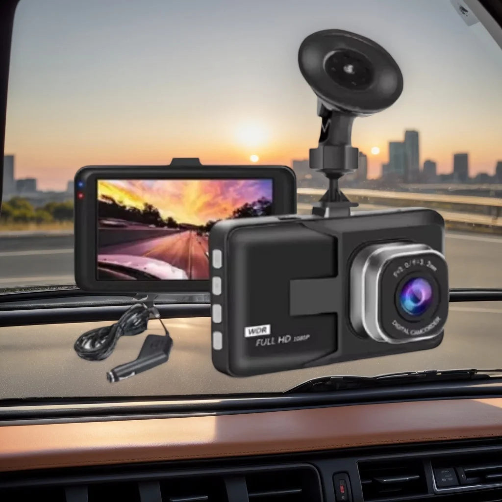 XUSHIDZ-Q08 Car Dash Cam – 170° Wide-Angle 1080P DVR with G-Sensor & Super Night Vision (Vehicle Recorder)