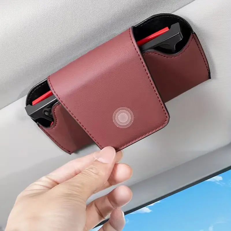 Car Fashion Glasses Holder - Fit Visor Clip for Glasses Storage, Stylish Auto Interior Accessory