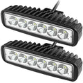 Car Work Light 6LED DRL Spotlight High Quality Waterproof Auto Offroad SUV Truck Universal Night Safety Driving Lamp 18W 12V