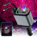 Super Fast Car Phone Charger, 120W Car Phone Charger With Retractable Cables USB And Type-C Port, 4 IN 1 Retractable Car Charger