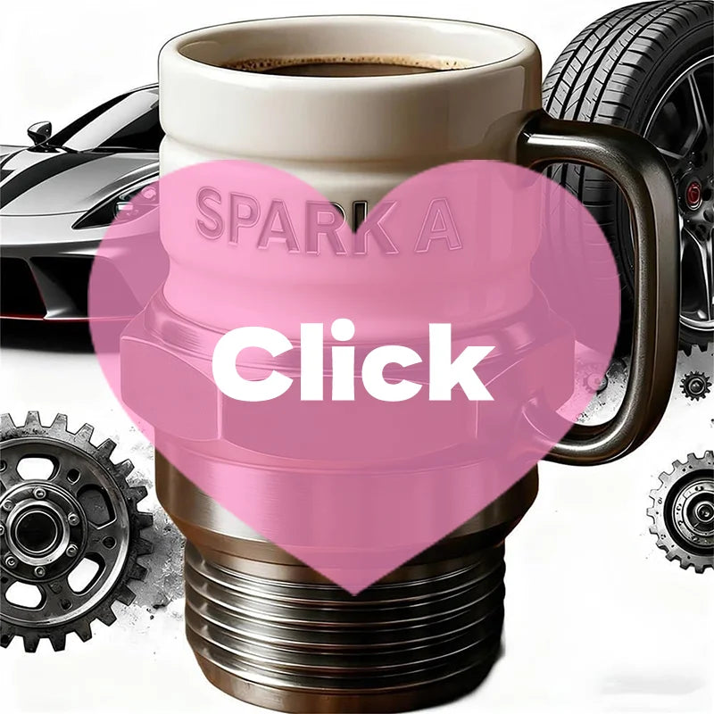 Spark Plug Mug Coffee Mug Cup For Car Lovers Automotive Themed Coffee Mug For Car Enthusiasts Mechanics & Garage Lovers