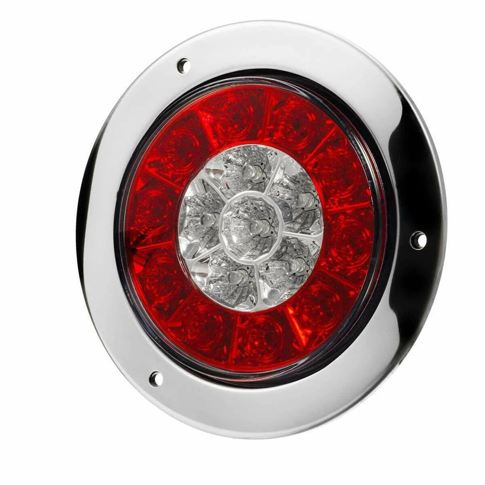 4 x LED Round Tail Lights 12V Fit for cars, trucks, trailers, semi-trailers, boats, flatbeds, buses trucks vans RVs campers etc