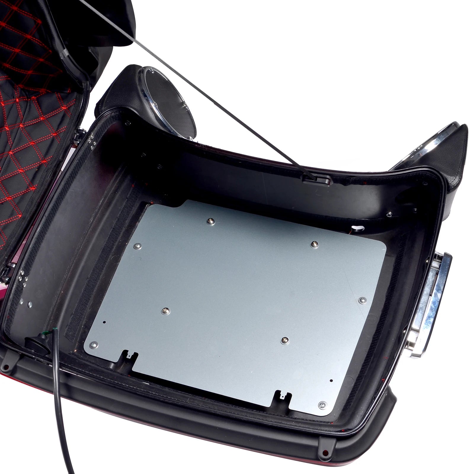 Tail Box Accessories Tour Pack Pack Trunk Base Plate Inner Reinforcement Metal Plate for Harley Touring Models Road King Street