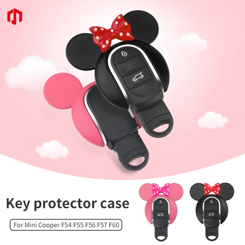 Car Key Case Protector Cover For Mini Cooper S JCW F56 F60 F55 F54 F57 Countryman Clubman Car Styling Key Decorative Accessories