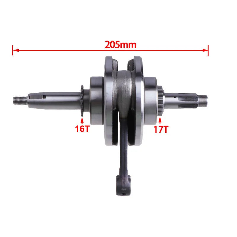 125cc Motorcycle Crankshaft for LF125cc LIFAN125cc Lifan Air/Oil Cooled Horizontal Engine Dirt Bike ATV Quad Parts