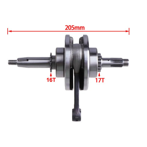 125cc Motorcycle Crankshaft for LF125cc LIFAN125cc Lifan Air/Oil Cooled Horizontal Engine Dirt Bike ATV Quad Parts
