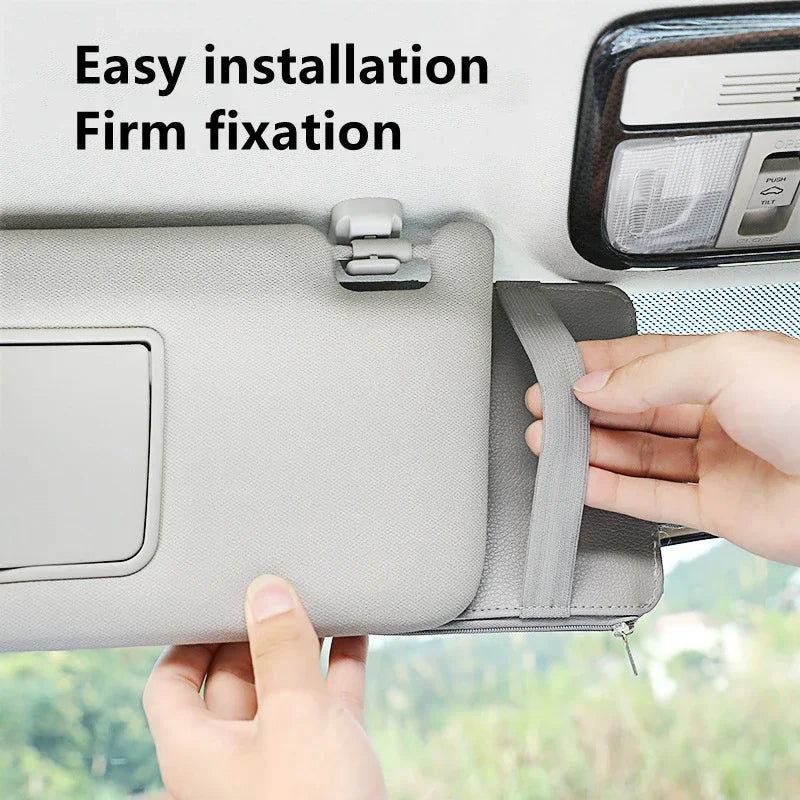 Organizador de visera para coche, soporte para gafas de sol, accesorios para visera de camión, organizador interior de visera para camión, accesorios para coche