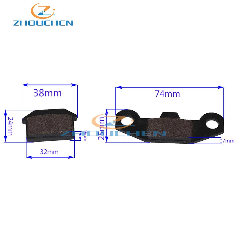 Brake Pads for ATV ATV  Small Dinosaur Bull Bull Disc Brake Pads Small High Race Cross Country Motorcycle CRF Friction Pad