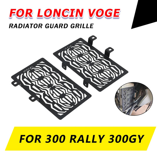 For VOGE 300 RALLY 2024 Motorcycle Accessories Radiator Grille Guard Grill Protection Cover For Loncin 300 GY 300RALLY RALLY300