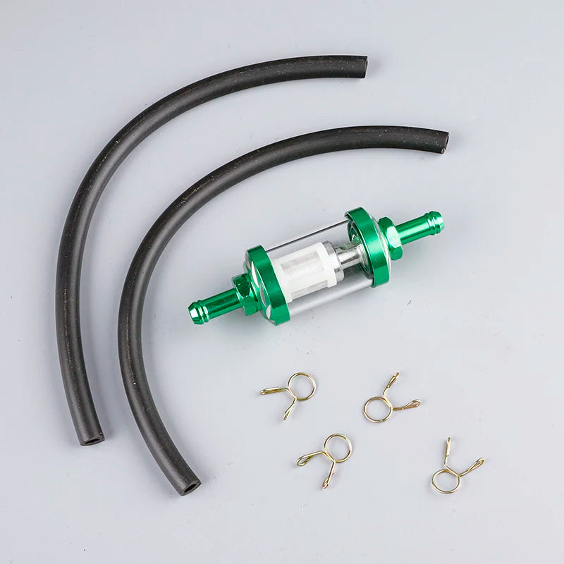 Motorcycle ATV Universal Fuel Filter, Washable Filter for Gasoline Fuel Lines, Compatible with 50CC-500CC Motorcycles and ATVs