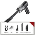 Wireless Charging Car Vacuum Cleaner, 2-in-1 Suction & Blowing Handheld Vacuum, Mini High Power For Car Interior & Home Use