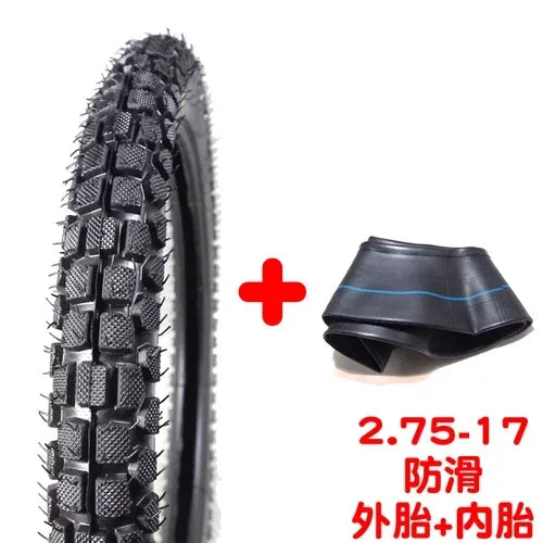 Motorcycle 2.25 225 2.50 250 2.75 275 3003.00-18-17 front and rear tires; solid and durable