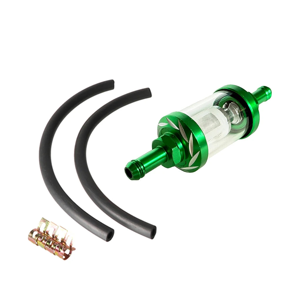 Reusable Washable 8mm Universal Inline Fuel Filter for ATV Kawasaki KTM Yamaha Honda CRF Series Parts