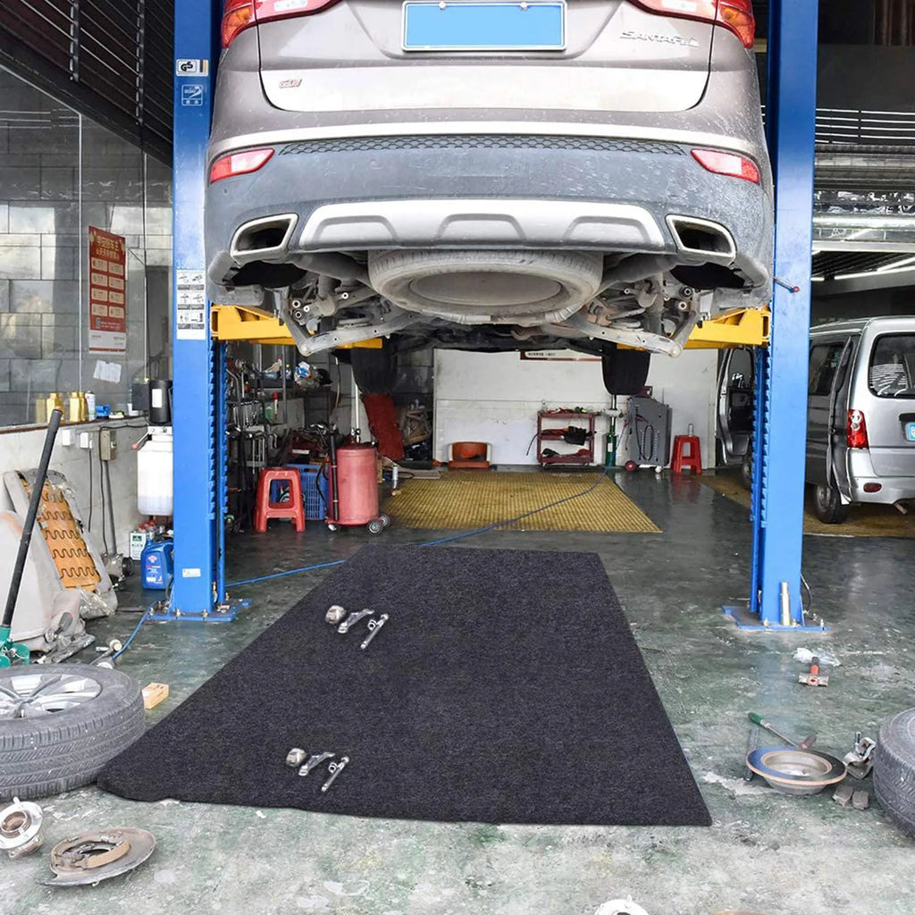 Maintenance Mat For Under Car Or Equipment , Soft And Comfortable,Absorbent Floor Clean(Maintenance Mat:36inches X 60inches