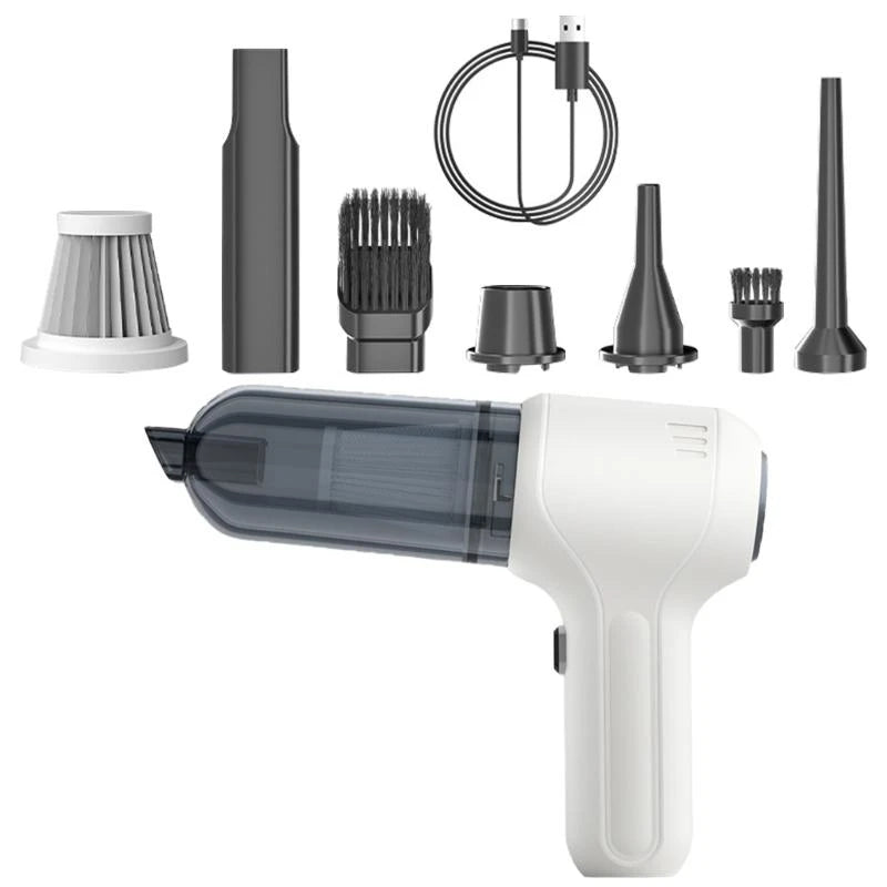 SZ Multipurpose Small Car Vacuum Handheld High Efficiency Car Vacuum Cleaner with Various Nozzles set for Deep Cleaning