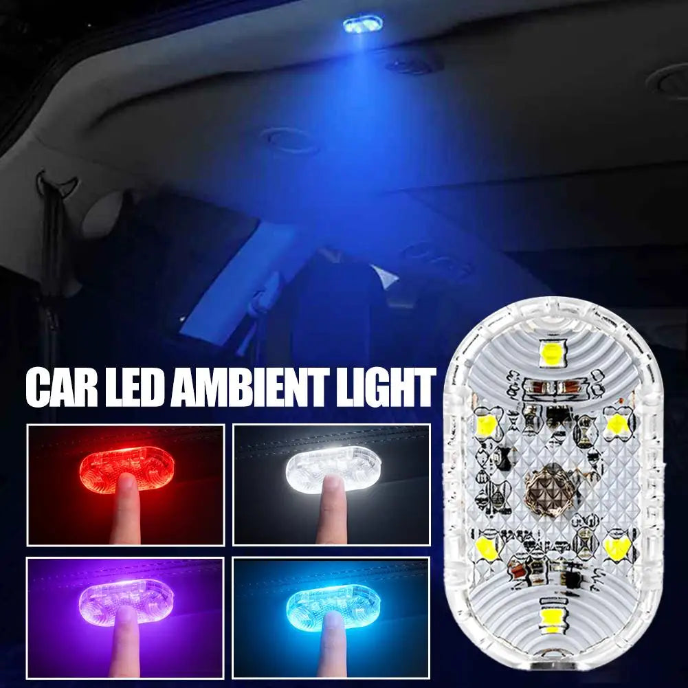 Car Interior Light Auto Roof Ceiling Reading Lamp LED Car Styling Night Light Mini USB Charging Car Light 5V