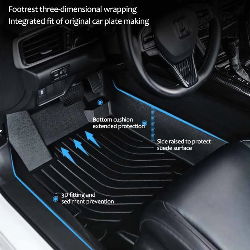 Car Floor Mats For MG ZS Hybrid+ ZS PRO MK2 2025 2026 2027 5seat Waterproof Pad Left Hand Driver Rug Foot Cover Auto Accessories