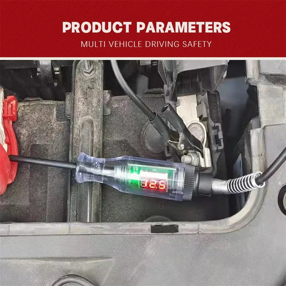 36V Car Truck Voltage Circuit Tester Automobile Diagnostic Tools car battery tester Voltmeter Bulb Auto Repair Voltage Indicator