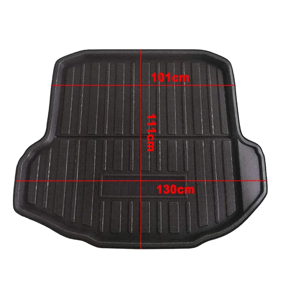 For VW Jetta 2019 For Volkswagen Tray Rear Trunk Cover Matt Car Cargo Liner Boot Mat Floor Carpet Kick Pad Mat