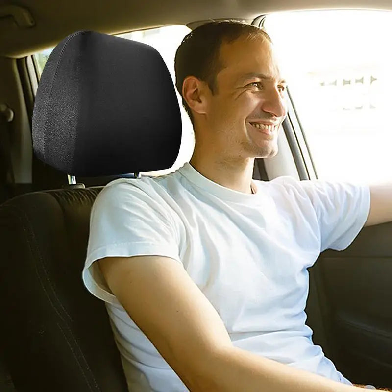 Car Seat Headrest Cover Dust Cover For Rear And Front Seat Head Rest Vehicle Interior Seat Supplies For Minivans Trucks SUVs
