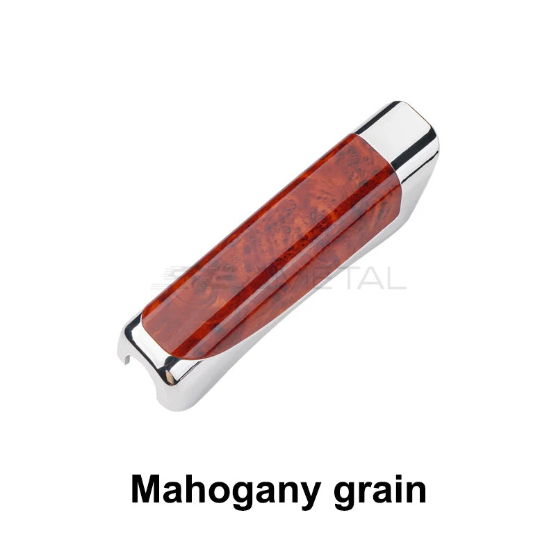 Cubierta de freno de mano para coche SEAMETAL, cubierta protectora de puños de freno de mano, fibra de carbono, decoración de freno de estacionamiento, accesorios interiores