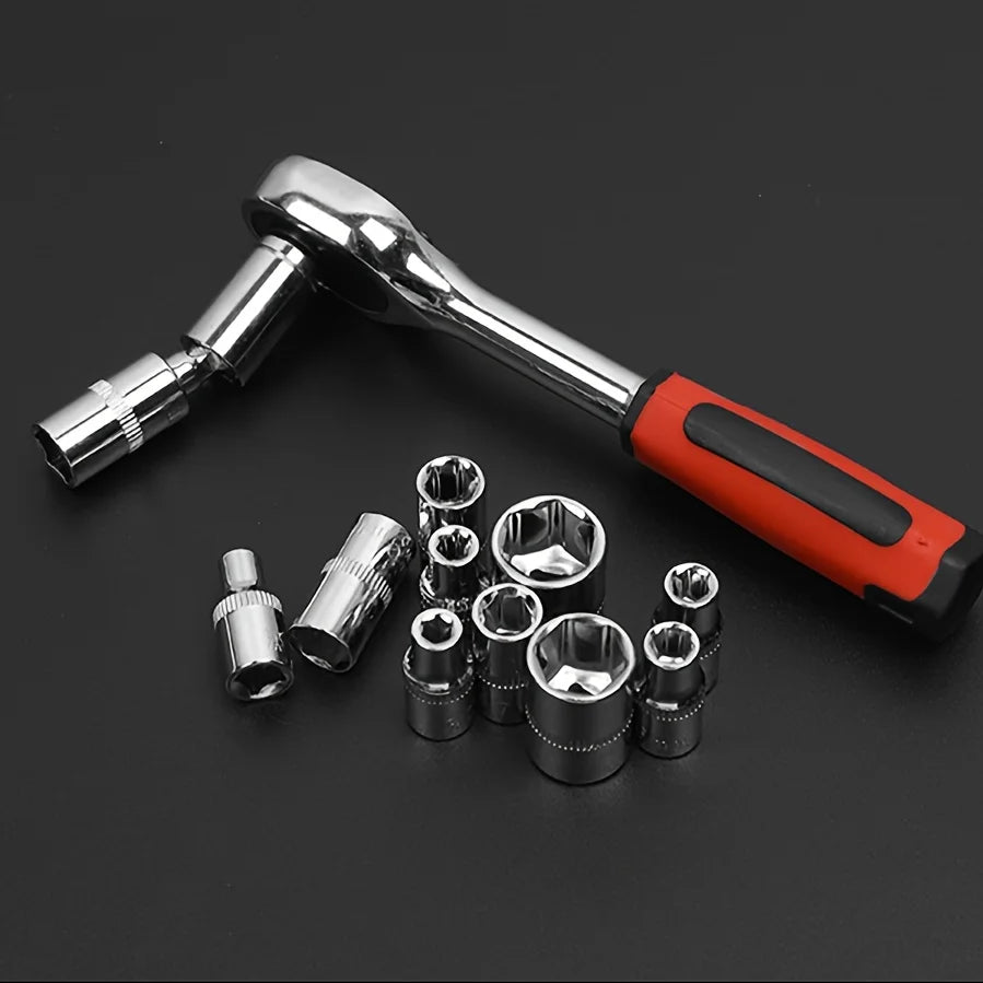 Stainless Steel Automotive Repair Tool Kit - Essential Maintenance Accessories For Off-Road Motorcycles