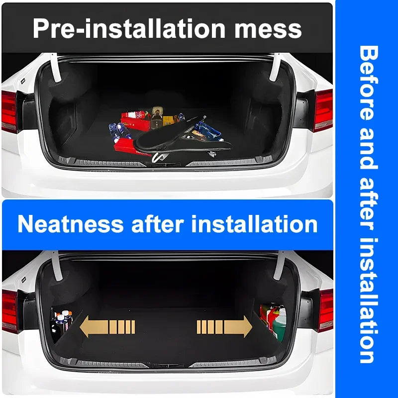 For Chery Exeed RX 2023-2025 Omoda C9 Car Trunk Storage Box Rear Anti-dirty Organizer Partition Side Auto Interior Accessories