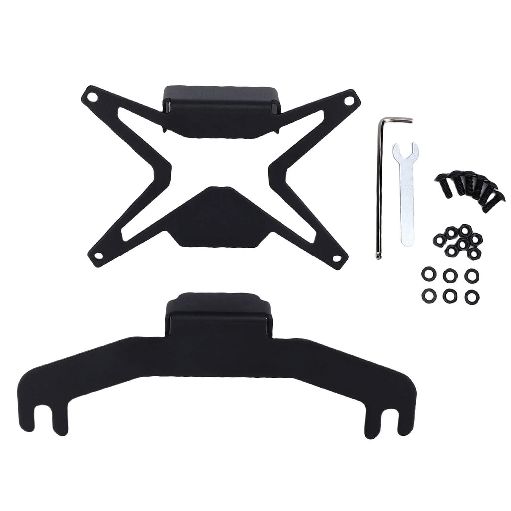Flip Up Winch License Plate Mount Universal Front License Plate Holder for Pickup Truck Off Road RV 10in Hawse Fairlead