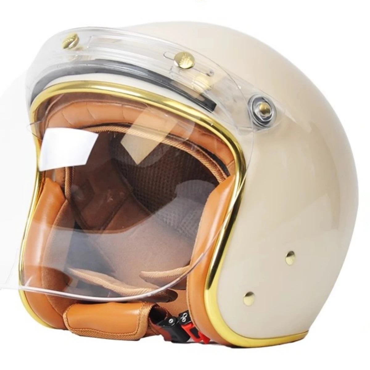 Motorcycle Helmet Retro Style with Anti-UV Inner Lens Moto Casco Outside Riding helmet