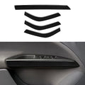 For Seat Altea Toledo (2004-2015) Trim Accessories, Carbon Fiber Interior Sticker, Car Door Armrest Panel Decoration Strip.