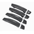 For Audi A3 8V 2014 2015 2016 2017 2018 2019 2020 Car Accessories Interior Carbon Fiber Door Pull Handles Cover Trim