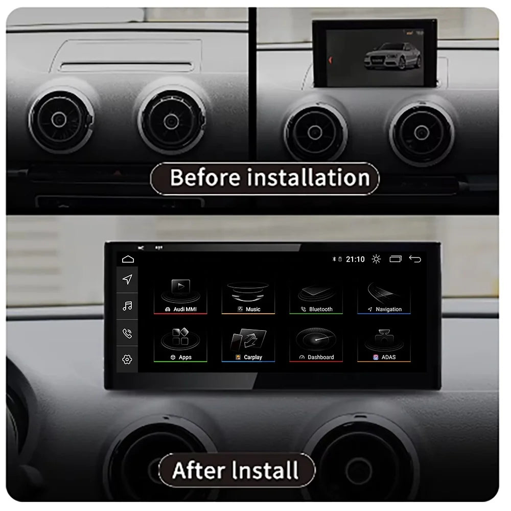 Car Multimedia Player Auto Electronics Carplay FM 4G GPS Screen Android Car Radio Stereo Audio Player For Audi A3 2013-2018