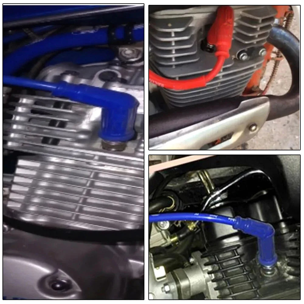 Spark Plug lridium Cable Universal For Dirt Bike Racing Go Kart ATV Scooter Moto Motorcycle lgnition Coil