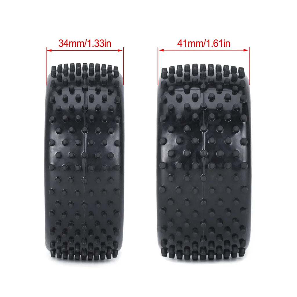 4 Pcs 88mm Buggy Tires Wheel Tyre for 1/10 Wltoys 104001 Tamiya TT-02B DT-02 RC Car Off Road Rally Racing Rims Upgrades Parts