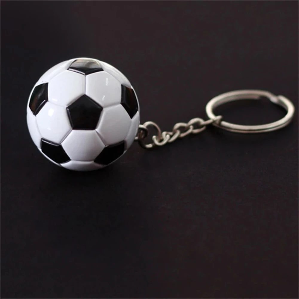 Car Accessories Special Soccer Car Pendant Fun Keychains Key Ring Bag Pendant Ball KeyChain Key Holder