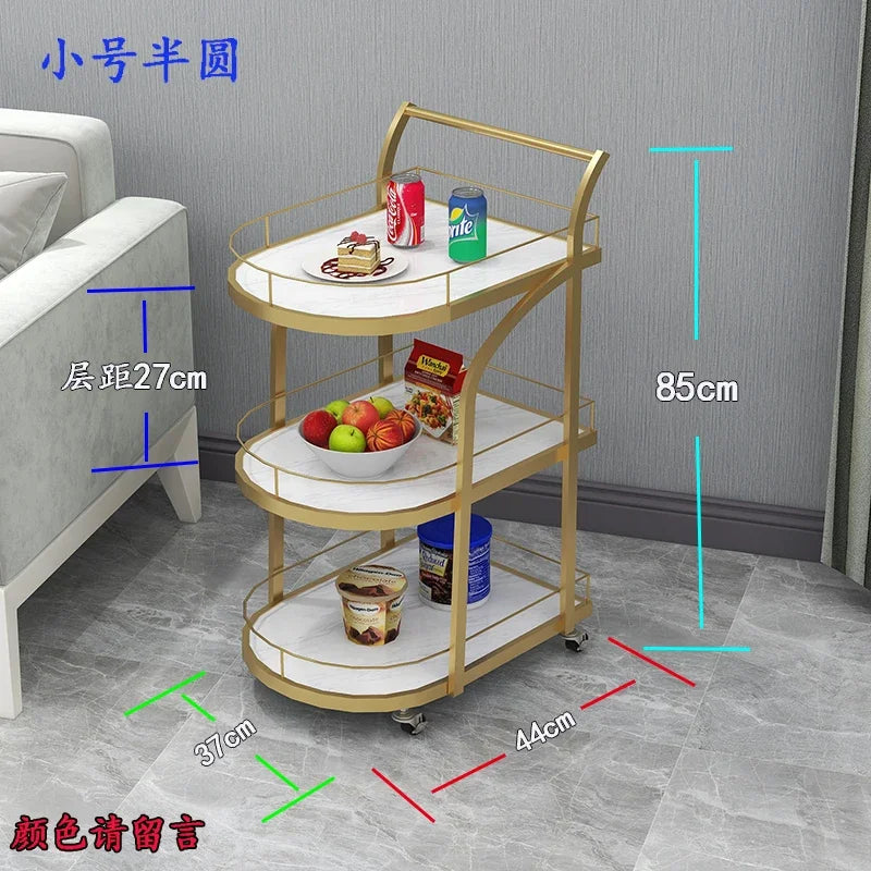 Barber Equipment Trolley Multi-purpose Cart Wheels Cosmetic Helper Hairdressing Salon Auxiliary Carro Belleza Medical Furniture