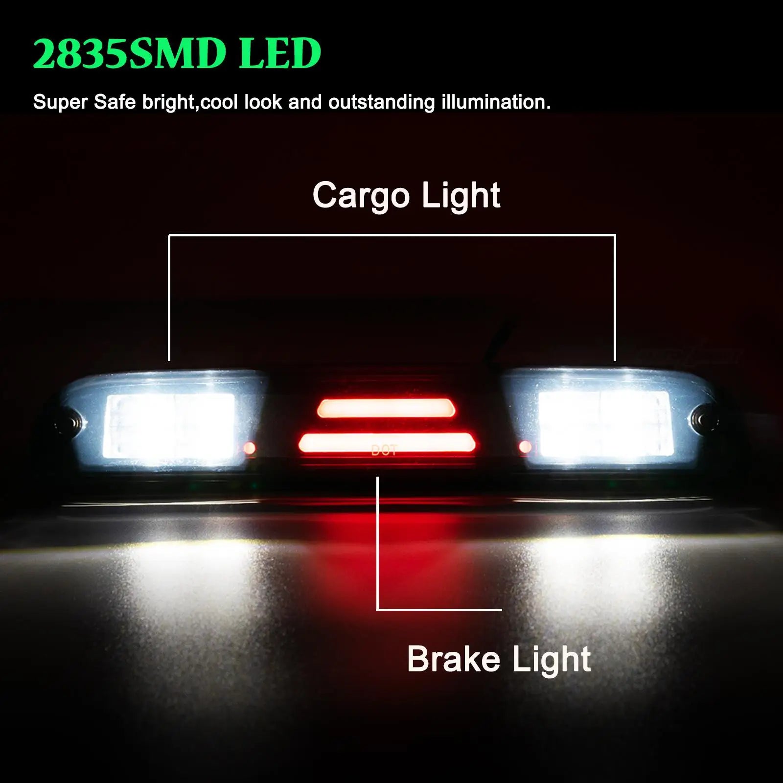 Car Led High Brake Light For Ford 1999-2016 F150 F250 F350 F450 F550 Super Duty 1995-2003 Mazda Rear Taillight Third Signal Lamp